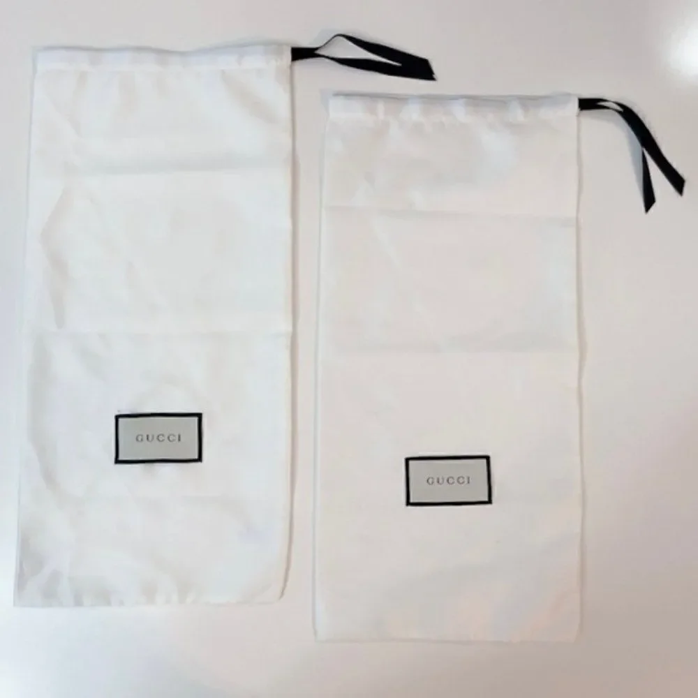 GUCCI Set of 2 Shoe Dust Bags Drawstring - Picture 2 of 7